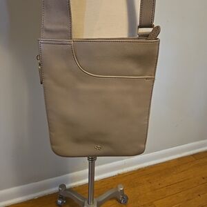 Radley London Leather Crossbody Bag Gray